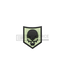 JTG SOF Skull Rubber Patch - Glow Back