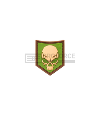 JTG SOF Skull Rubber Patch - Green JTG SOF Skull Rubber Patch - Green