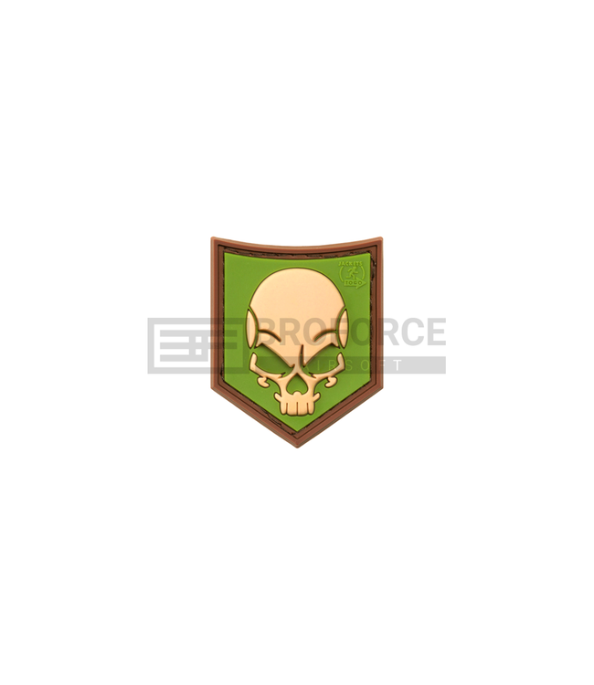 JTG SOF Skull Rubber Patch - Green