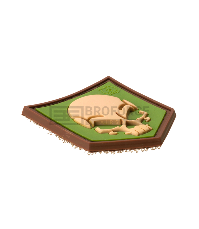 JTG SOF Skull Rubber Patch - Green