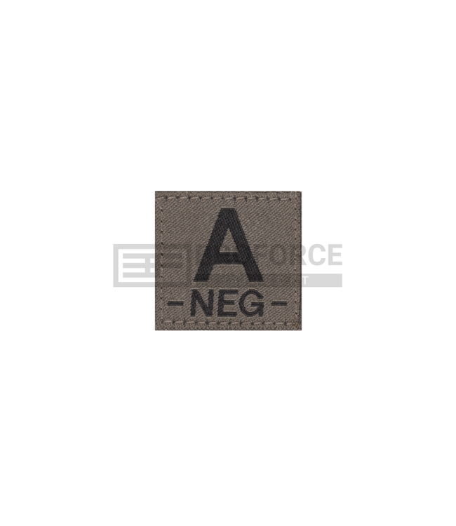 Clawgear A Neg Bloodgroup Patch - RAL7013