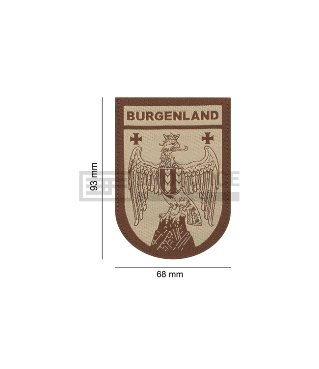 Clawgear Burgenland Shield Patch - Desert