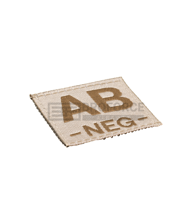 Clawgear AB Neg Bloodgroup Patch - Desert