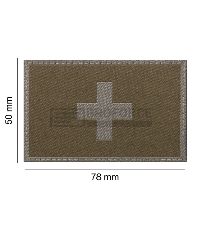 Clawgear Switzerland Flag Patch - RAL7013
