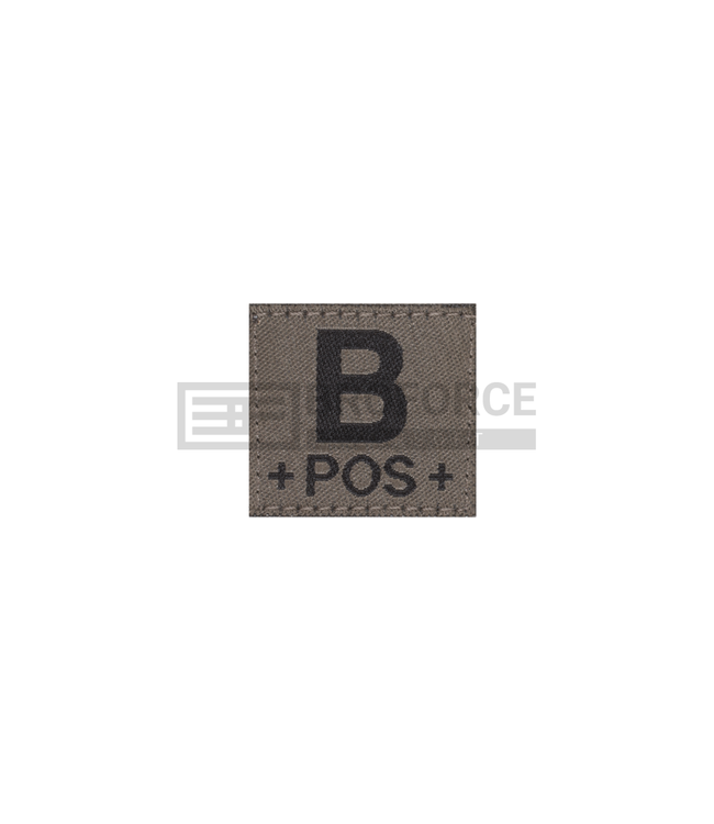 Clawgear B Pos Bloodgroup Patch - RAL7013