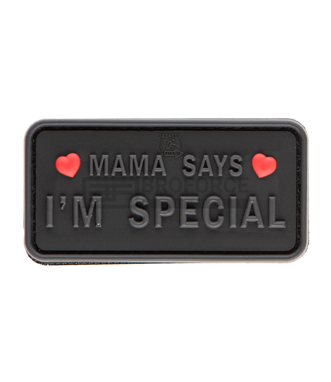 JTG Mama Says I'm Special Patch - Black