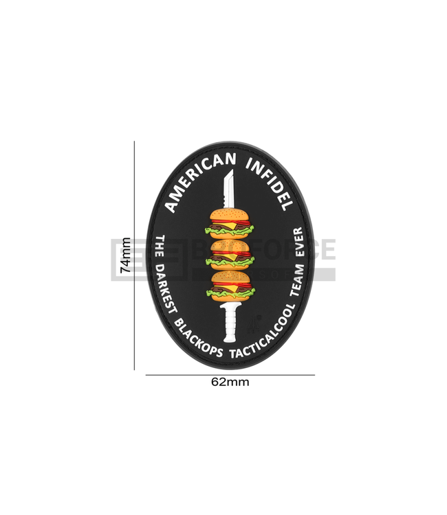 JTG American Infidel Rubber Patch - Multicolor