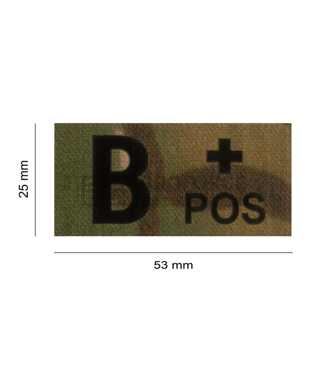 Clawgear B Pos IR Patch - Multicam