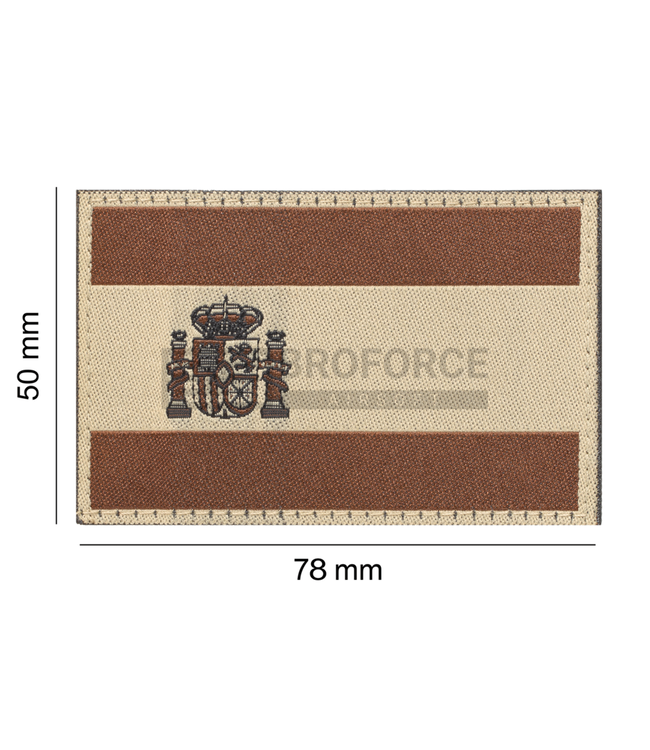 Clawgear Spain Flag Patch - Desert