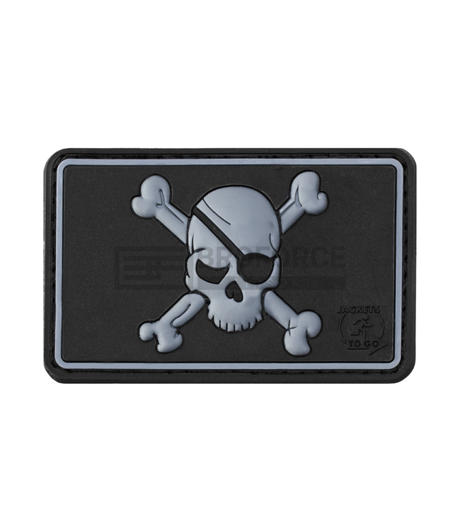 JTG Pirate Skull Rubber Patch - SWAT