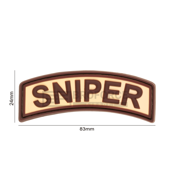JTG Sniper Tab Rubber Patch - Desert