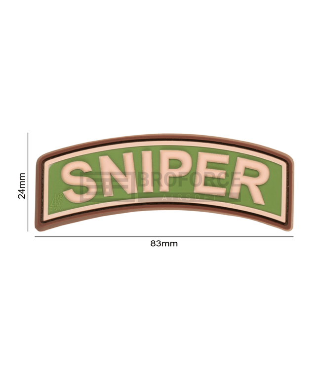 JTG Sniper Tab Rubber Patch - Green