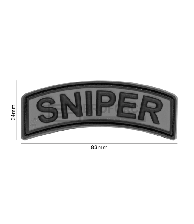 JTG Sniper Tab Rubber Patch - Foliage Green