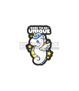 JTG Dare To Be Unique Rubber Patch - Multicolor