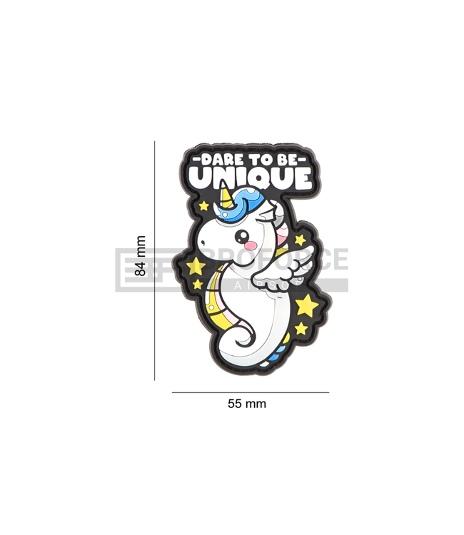 JTG Dare To Be Unique Rubber Patch - Multicolor