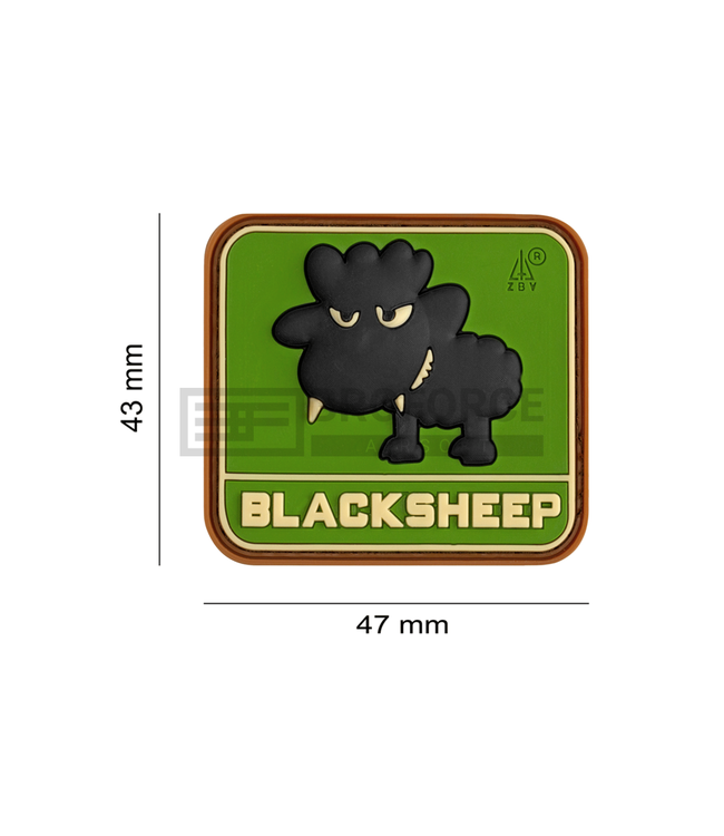 JTG Little Black Sheep Rubber Patch - Green