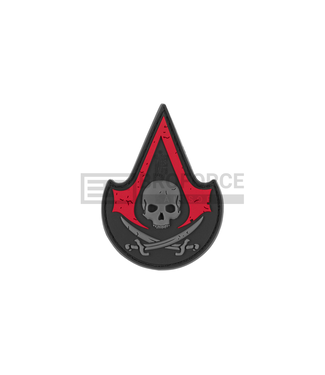 JTG Assassin Skull Rubber Patch - Blackmedic