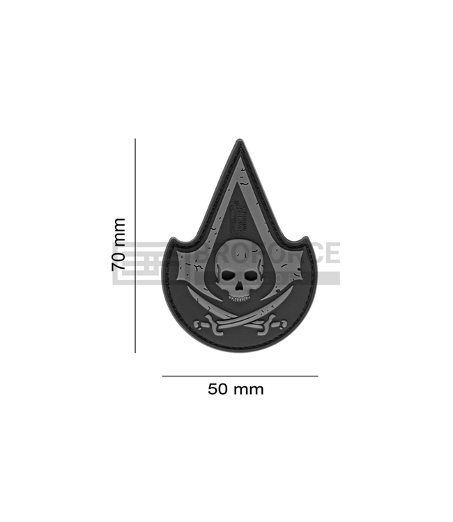 JTG Assassin Skull Rubber Patch - SWAT