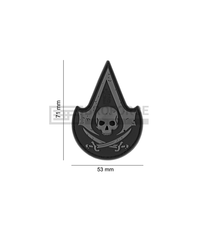 JTG Assassin Skull Rubber Patch - SWAT