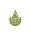 JTG Assassin Skull Rubber Patch - Green