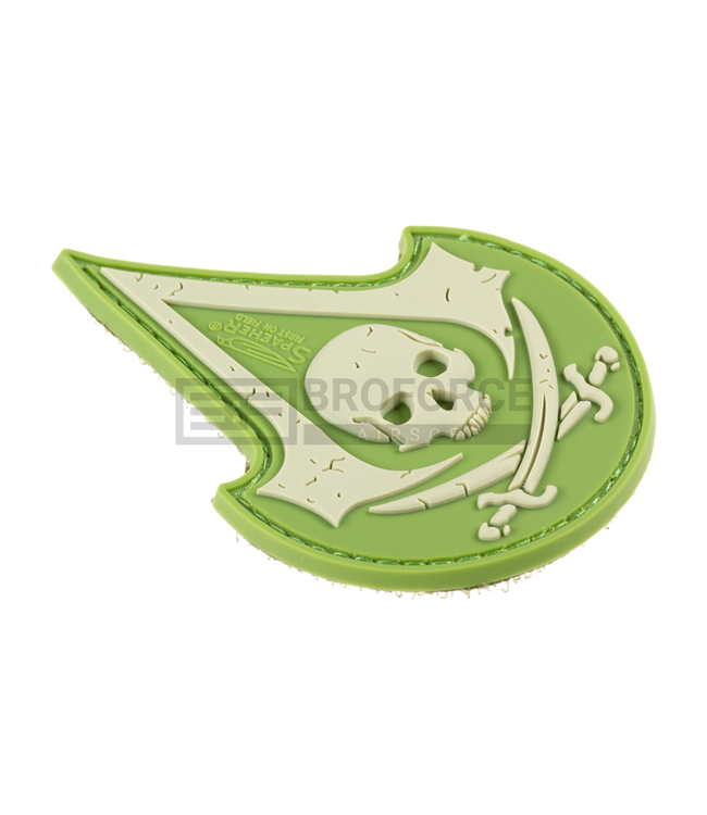 JTG Assassin Skull Rubber Patch - Green