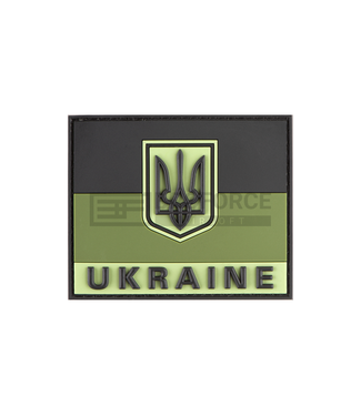 JTG Ukraine Flag Rubber Patch - Forest