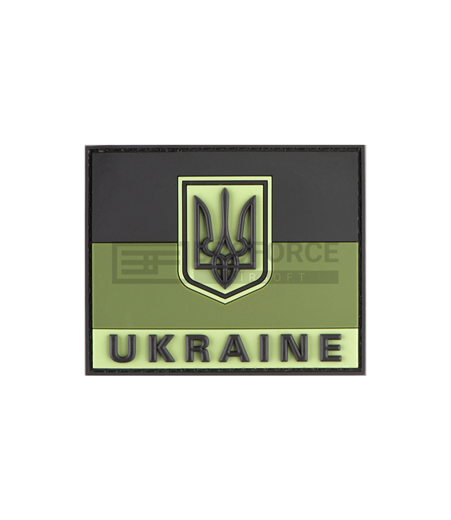 JTG Ukraine Flag Rubber Patch - Forest