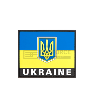 JTG Ukraine Flag Rubber Patch - Multicolor