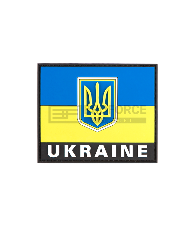 JTG Ukraine Flag Rubber Patch - Multicolor