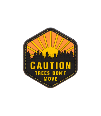 JTG Trees Don't Move Rubber Patch - Multicolor