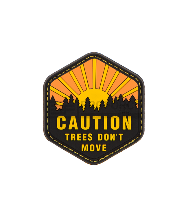 JTG Trees Don't Move Rubber Patch - Multicolor