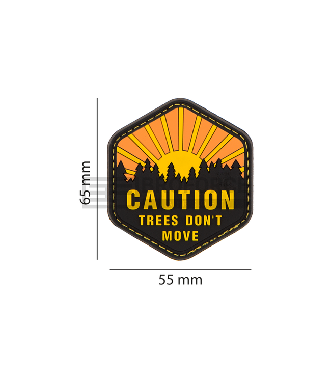 JTG Trees Don't Move Rubber Patch - Multicolor