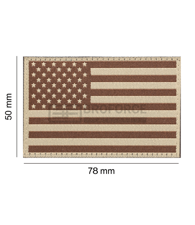 Clawgear USA Flag Patch - Desert