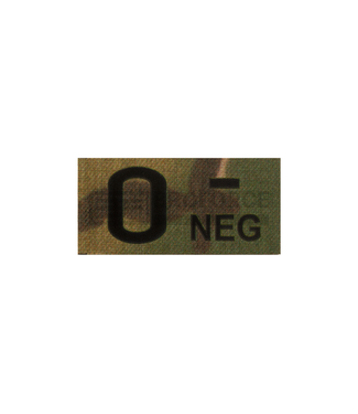 Clawgear 0 Neg IR Patch - Multicam