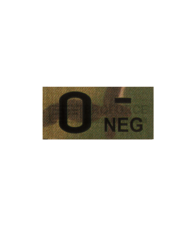 Clawgear 0 Neg IR Patch - Multicam