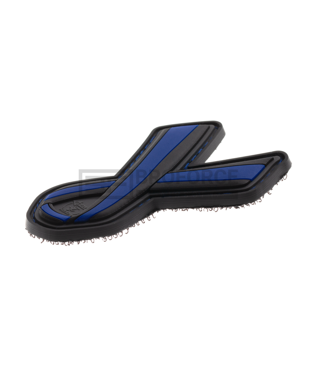 JTG Thin Blue Line Ribbon Rubber Patch - Multicolor