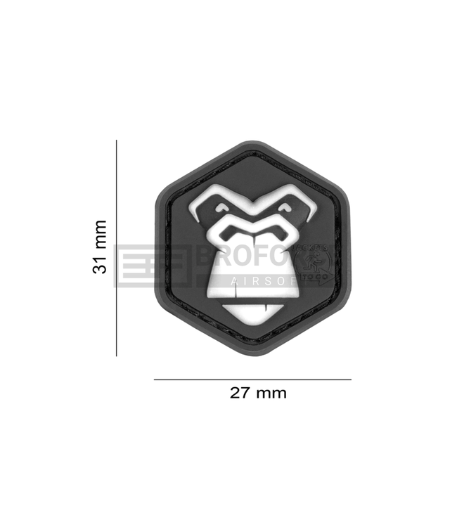 JTG Gorilla Cat Eye Rubber Patch - Multicolor