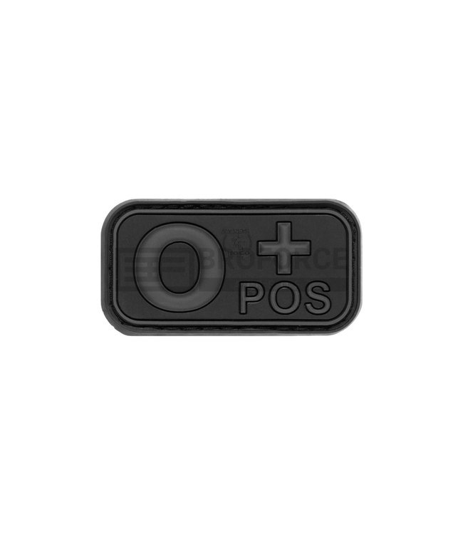 JTG Bloodtype Rubber Patch 0 Pos - Blackops