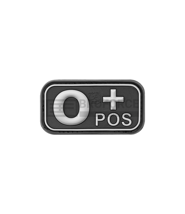 JTG Bloodtype Rubber Patch 0 Pos - SWAT