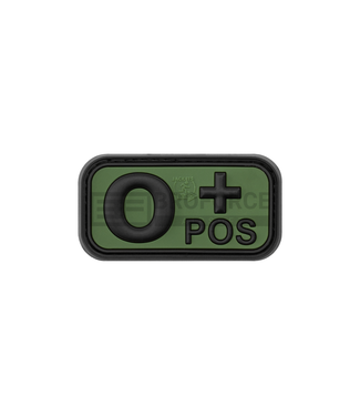 JTG Bloodtype Rubber Patch 0 Pos - Forest