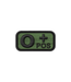 JTG Bloodtype Rubber Patch 0 Pos - Forest