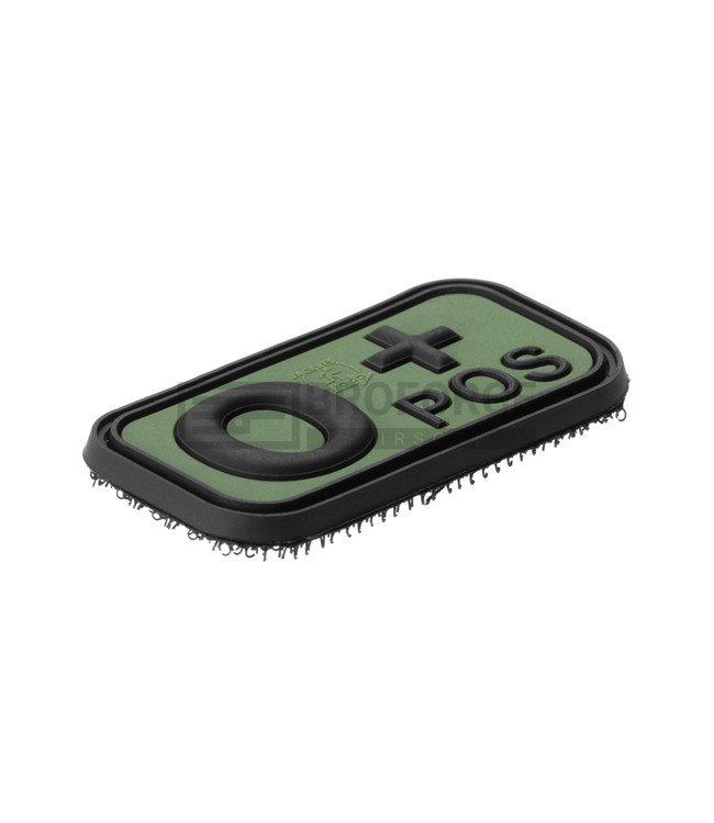 JTG Bloodtype Rubber Patch 0 Pos - Forest