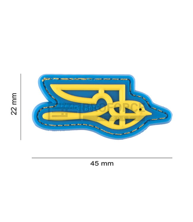 JTG Peace Bird Patch - Blue