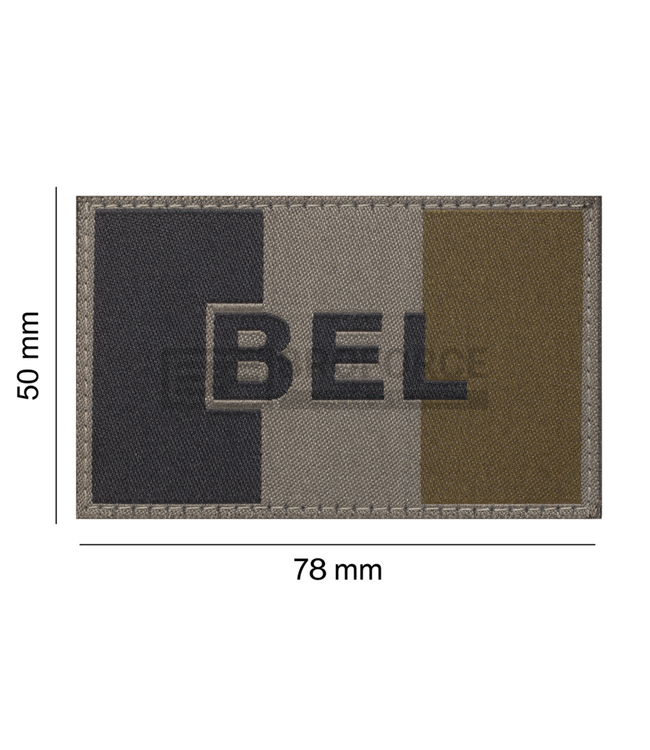 Clawgear Belgium Flag Patch - RAL7013