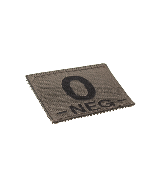 Clawgear 0 Neg Bloodgroup Patch - RAL7013