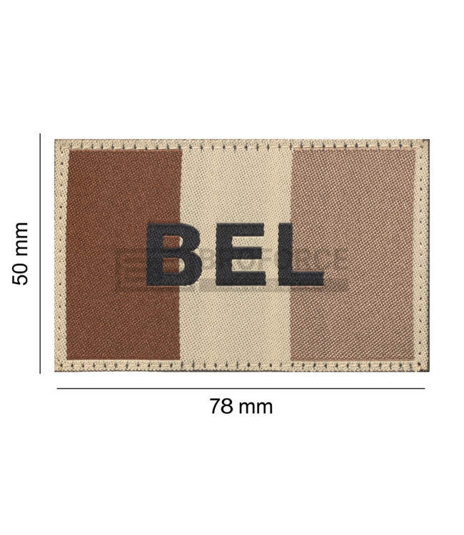 Clawgear Belgium Flag Patch - Desert