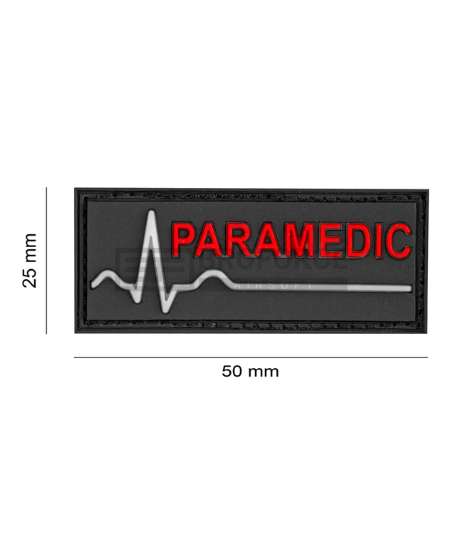 JTG Paramedic Rubber Patch - Multicolor