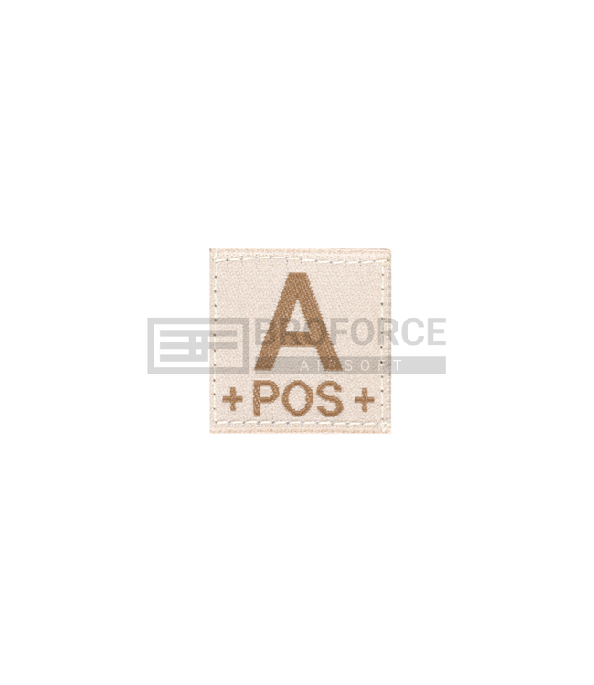 Clawgear A Pos Bloodgroup Patch - Desert