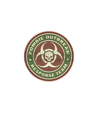 JTG Zombie Outbreak Rubber Patch - Brown