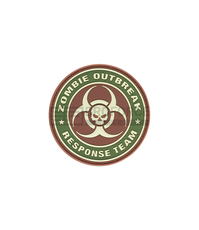 JTG Zombie Outbreak Rubber Patch - Brown
